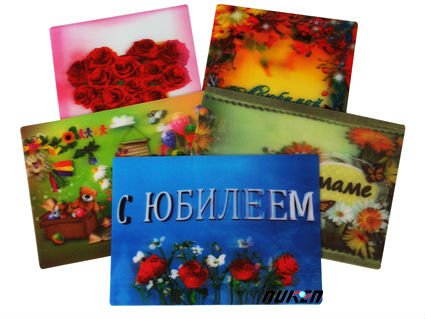 Factory Supply Cusomized Lenticular 3D Postcard