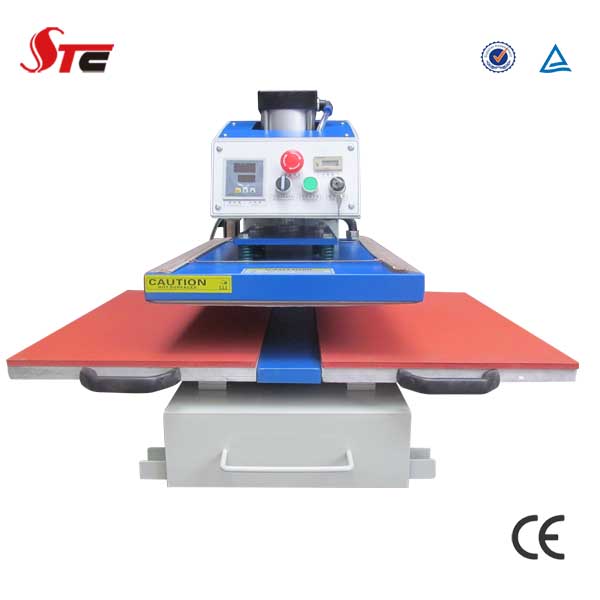 CE Approved 40X60cm Automatic Pneumatic Double Station Heat Press Machine