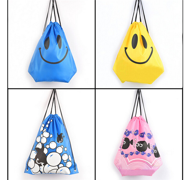 Wholesale Custom Clothing and Shoulders Drawstring Waterproof Beach Bag