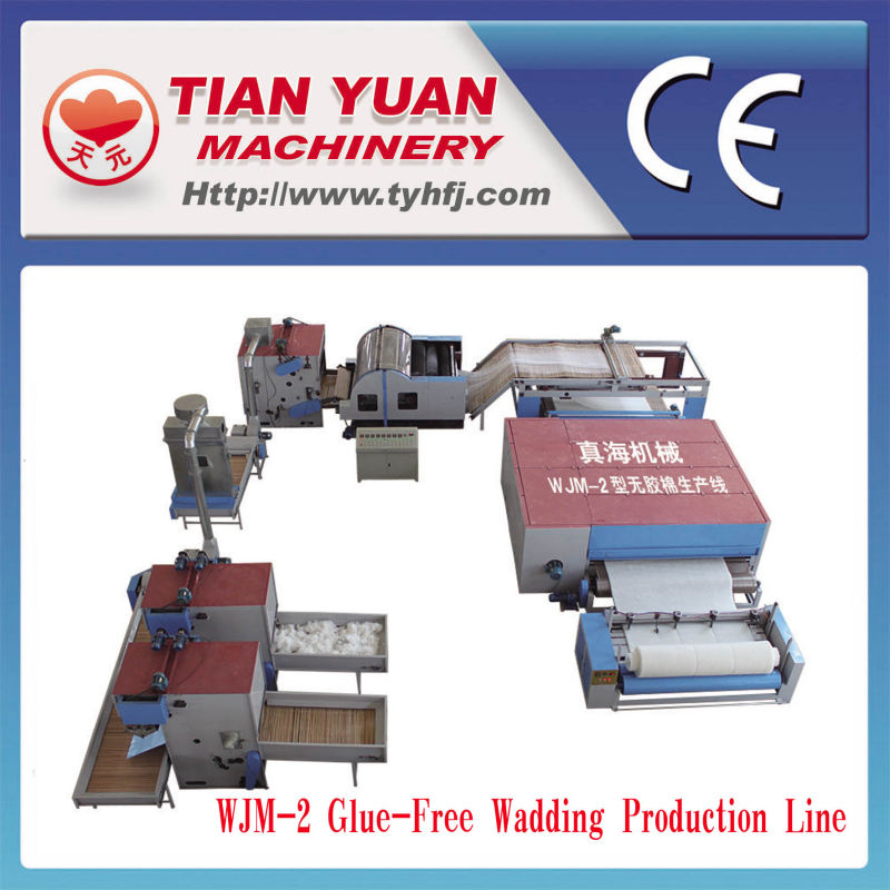 Nonwoven Machine Polyester Fiber Wadding Production Line