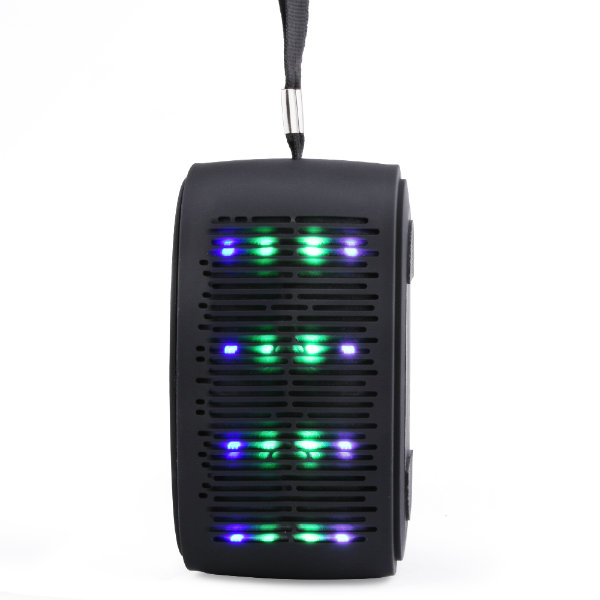 2016 Hot Sale Red Green Blue White Portable LED Light Bluetooth Speaker