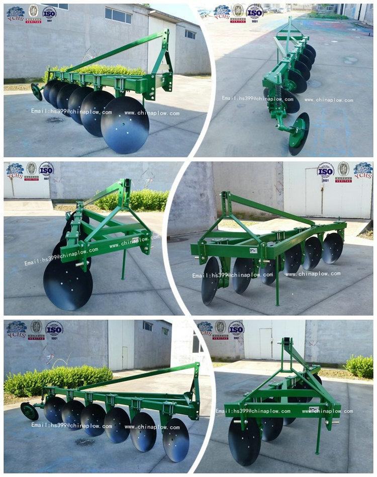 Top Quality Farm Machinery Tractor 3 Point Heavy Duty Disc Plough with Foton Tractor