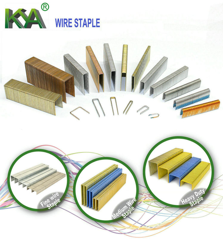 16da Copper Coated Staples for Packaging