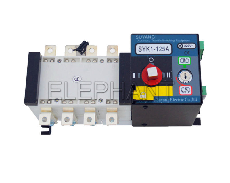 125A Dual Power ATS and Automatic Transfer Switch