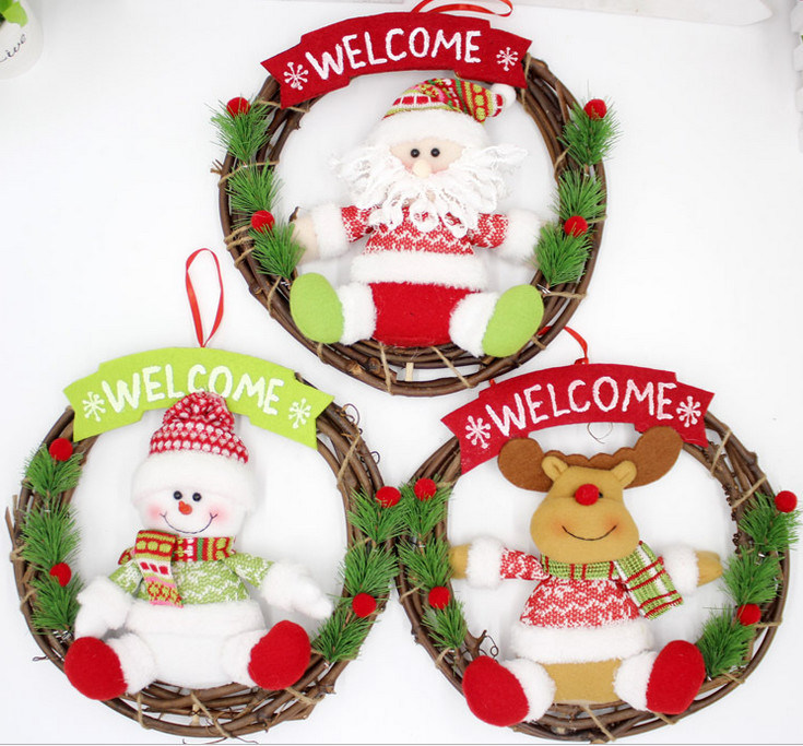 OEM Hot Sale Christmas Wreath and Garland for Hang Decoration