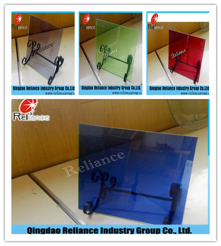 10.38mm Laminated Glass / PVB Glass /Layered Glass (Clear, Red, White, Blue, , Black, Bronze)