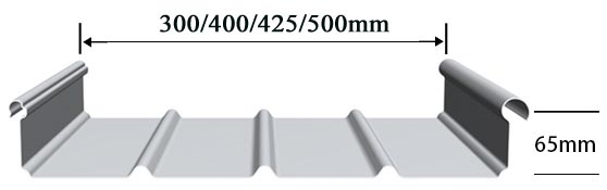 Standing Seam Metal Roof Cold Roll Forming Machine Yx65-300-400-500