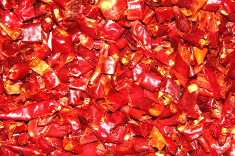 Dehydrated Red Chilli Pepper Vegetables