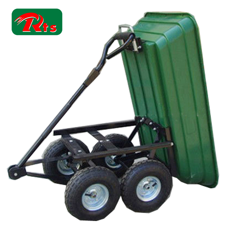 Cheap Green Tool Cart with Handle Garden Flower Wagon Tc2145