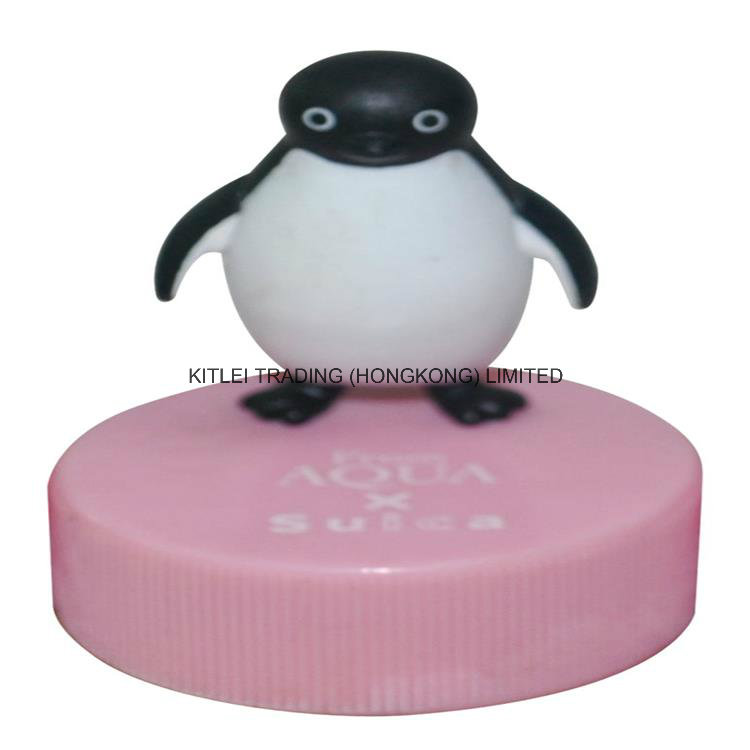 High-Quality Rubber Inflatable Plastic Cartoon Mini PVC Vinyl Penguin Toy