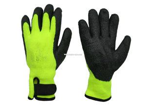 Polyester Liner Rough Foam Nitrile Coated Work Glove