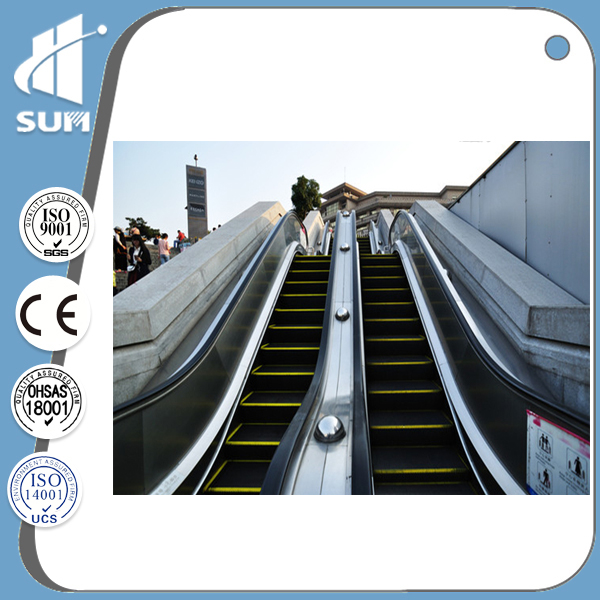 Safety Indoor Escalator of Step Width 600mm for Supermarket