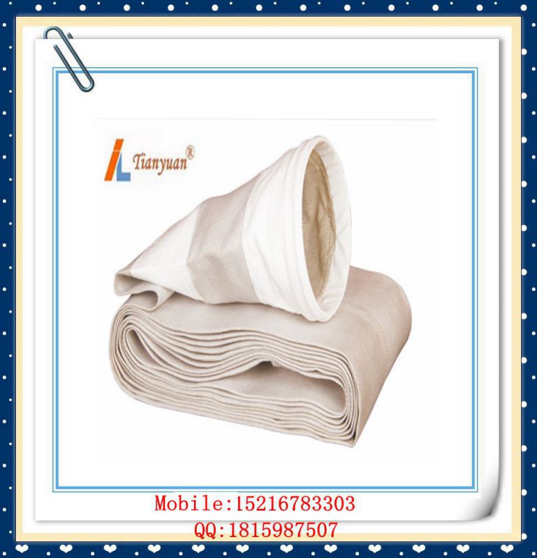 Cement Kiln Inlet Non Alkali Fiberglass Filter Cloth Filter Bag