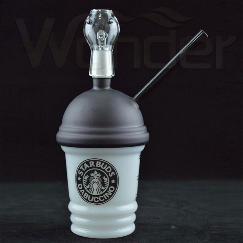 Starbucks Style Glass Smoking Pipe