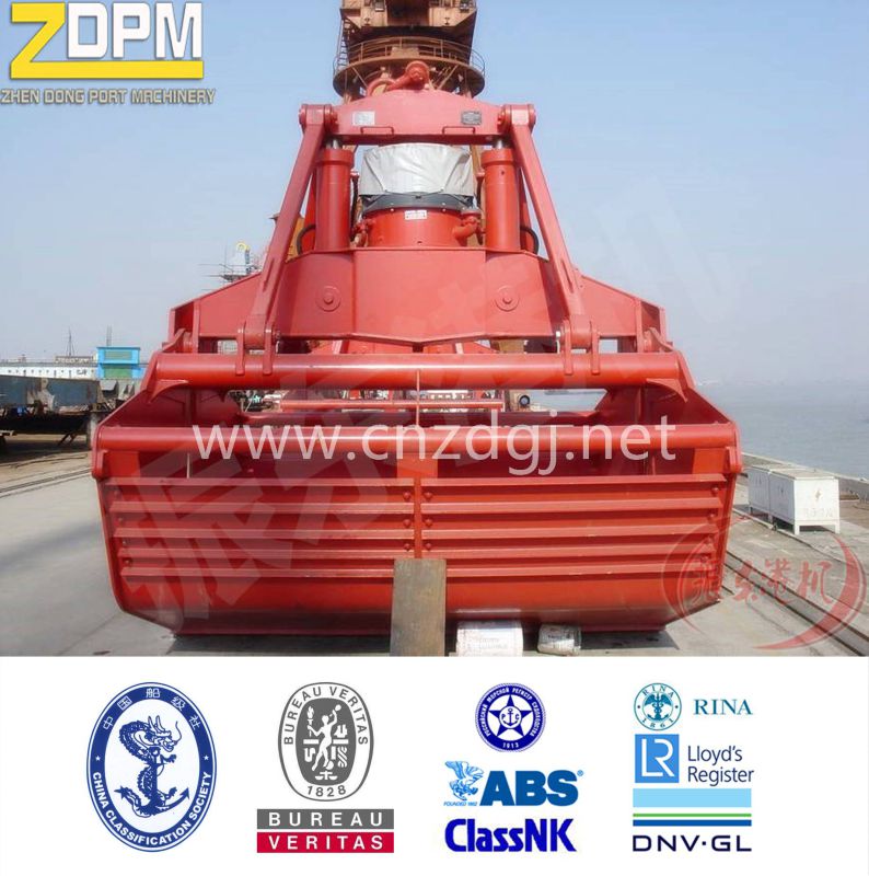 10m3 to 24m3 Electric Hydraulic and Mechanical Clamshell Grab Bucket