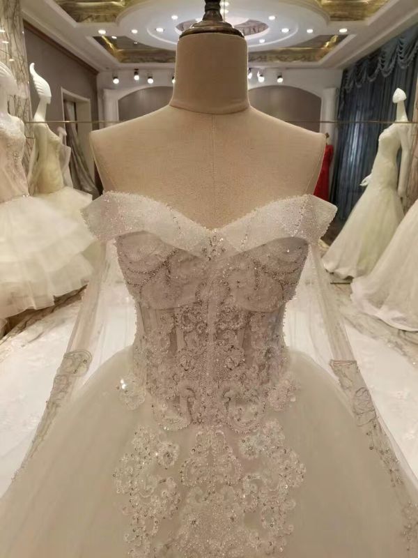 Luxury Princess/A Line Marriage Wedding Dresses