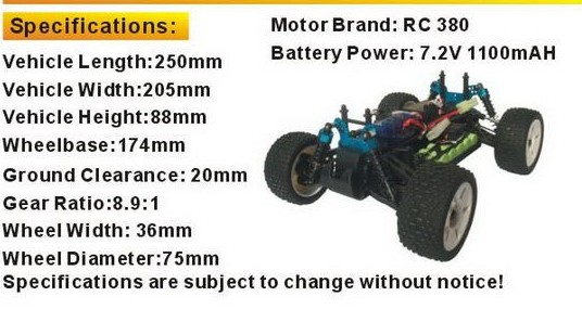 1 18 Scale 2.4G Electric 4WD Car Plastic Remote Control off-Road Vehicle RC Truck Toys