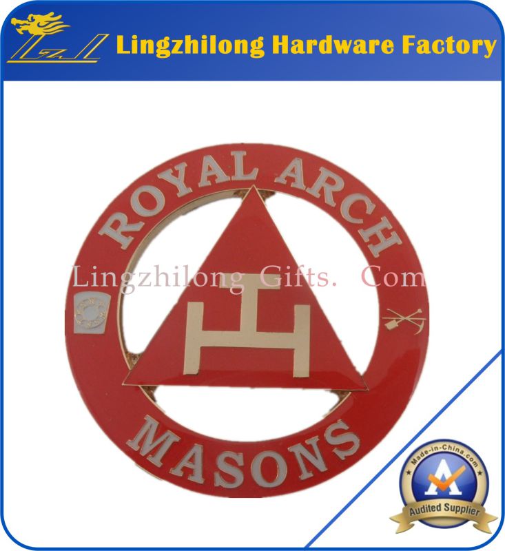 Masonic Design Royal Arch Metal Sword Emblem