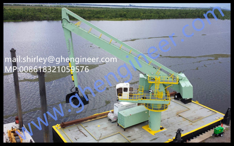 500tph Bulk Handling Floating Hydraulic E-Crane