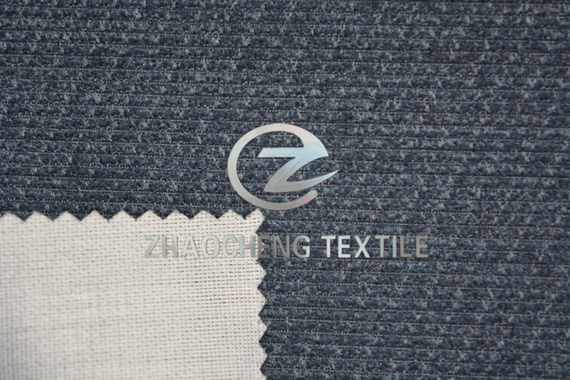 Cross Corduroy Bonded Knitting Fabric for Sofa