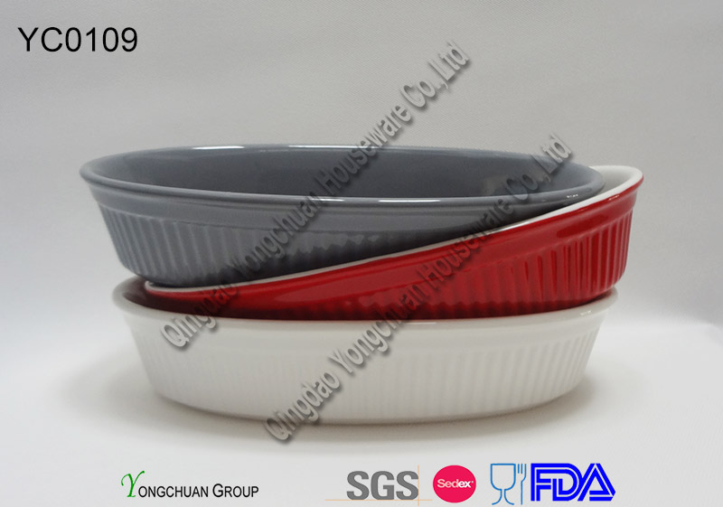 Stoneware White Casserole on Promotion- Oven Safe