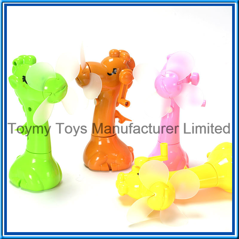 Cartoon Colorful Small Deer Handheld Spray Fan Toy