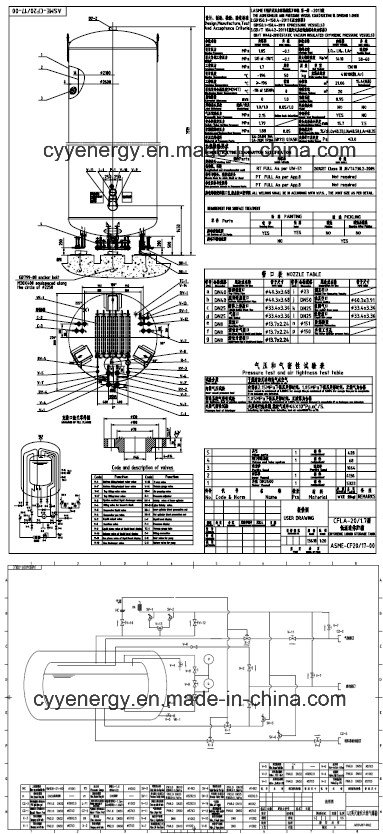 Horizontal Insulation Storage Tank with Asme Certification