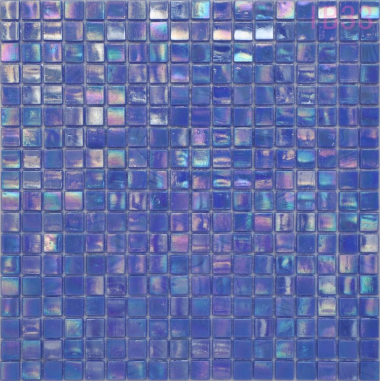 Building Material Mosaic Iridium Blue