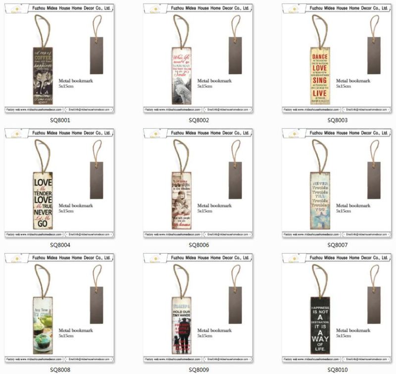 Factory Custom Custom Bookmarks with Any Designs