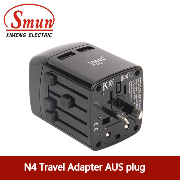 N4 Universal Adapter with USB Charger for Businessman