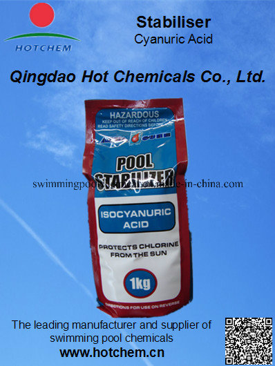 Swimming Pool Chemicals Sun Block Fast Dissolove Cyanuric Acid (HC-SPC -CA001)