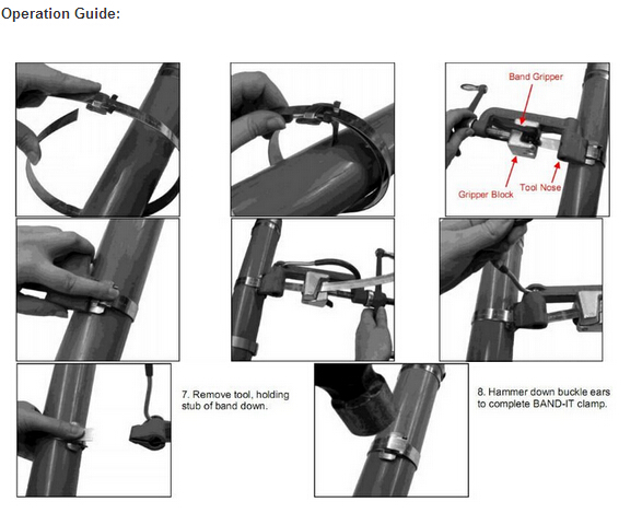 Stainless Steel Strapping Tool with Easy Control