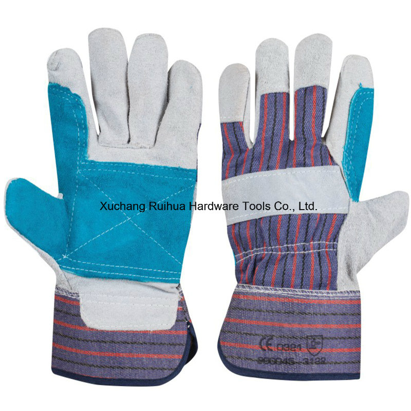 Short Welding Gloves, Safety Working Gloves, 10.5''patched Palm Leather Gloves, Reinforced Palm Leather Working Gloves, Driver Gloves Supplier