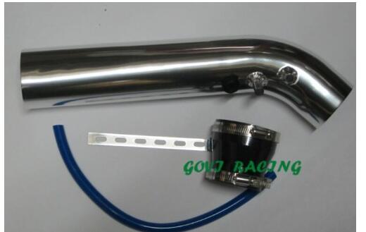 3'' Auto Aluminum Air Intake Pipe with Rubber Reducer & Clamps Bracket