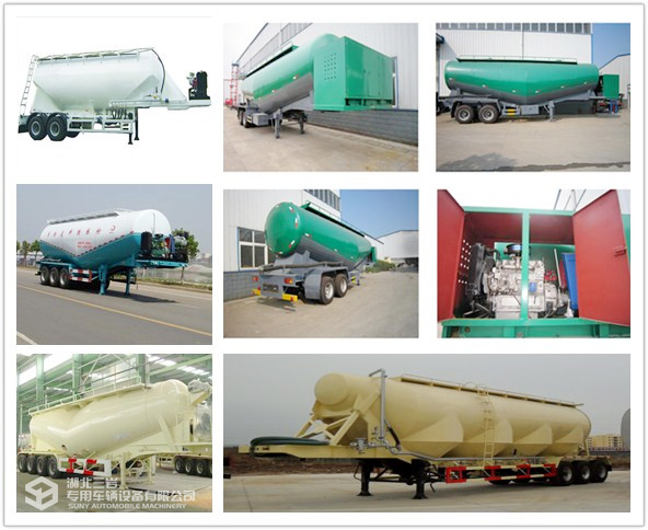 25cbm 28cbm 30cbm 2 Axles Bulk Cement Tanker Trailer