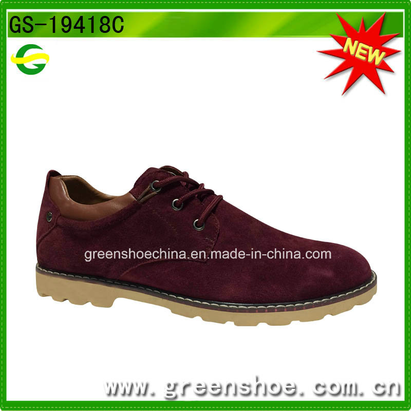 Men Suede Upper Oxford British Style Shoes