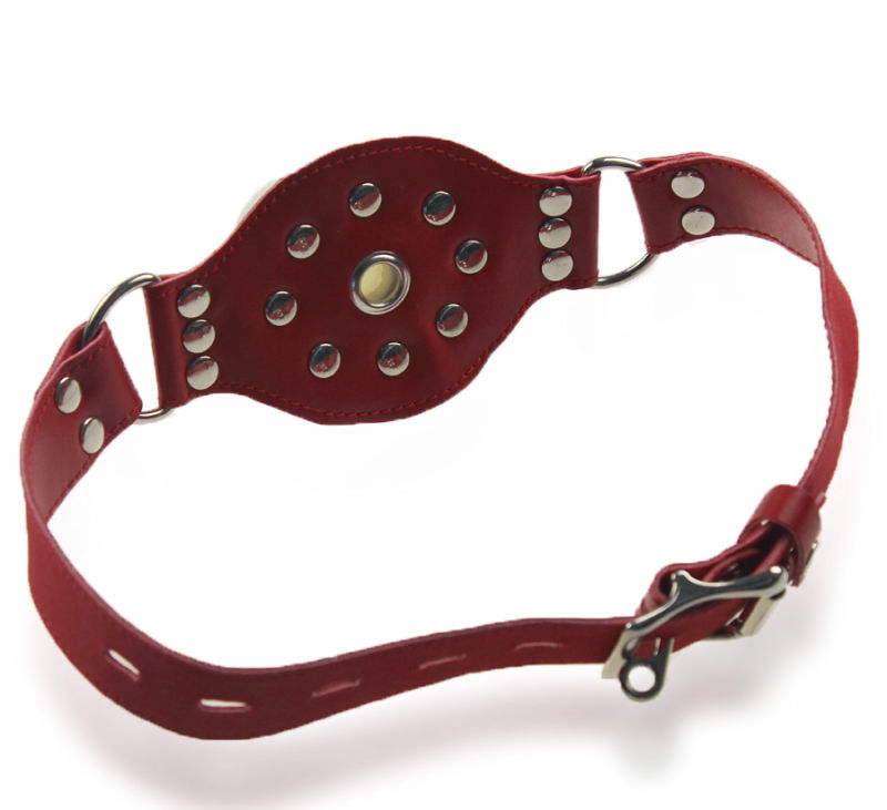 Red Fashion Leather Soft Ball Gag Bdsm Bondage Adult Sex Toy Hot Sex Position