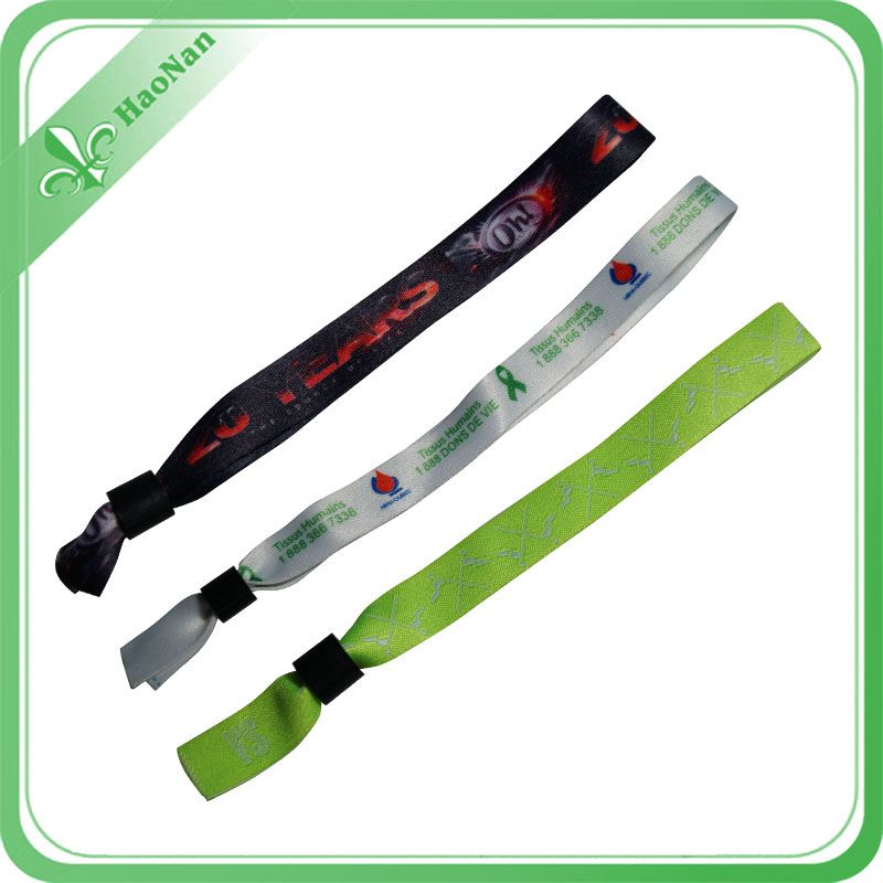 Promotion Gifts Custom Logo Printing Polyester Wristbands/Bracelets