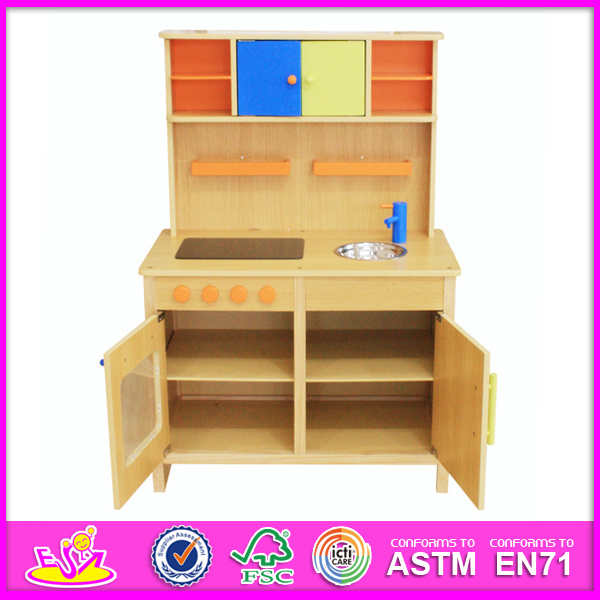 Wooden Toy Kitchen (W10C038)