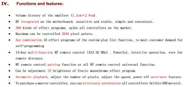 RF Controller with Chasing14key (GN-LED2013-Chasing-14KEY)