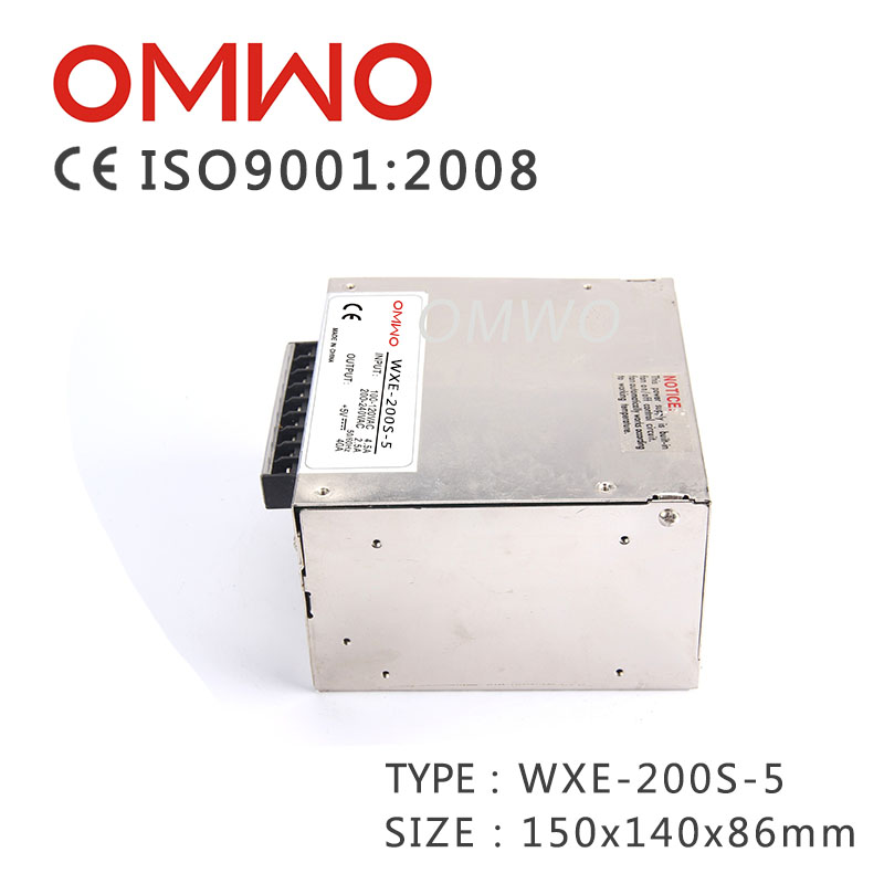 Wxe-200-5, 200W Hot Sale 5V 40A Mobile Power Supply