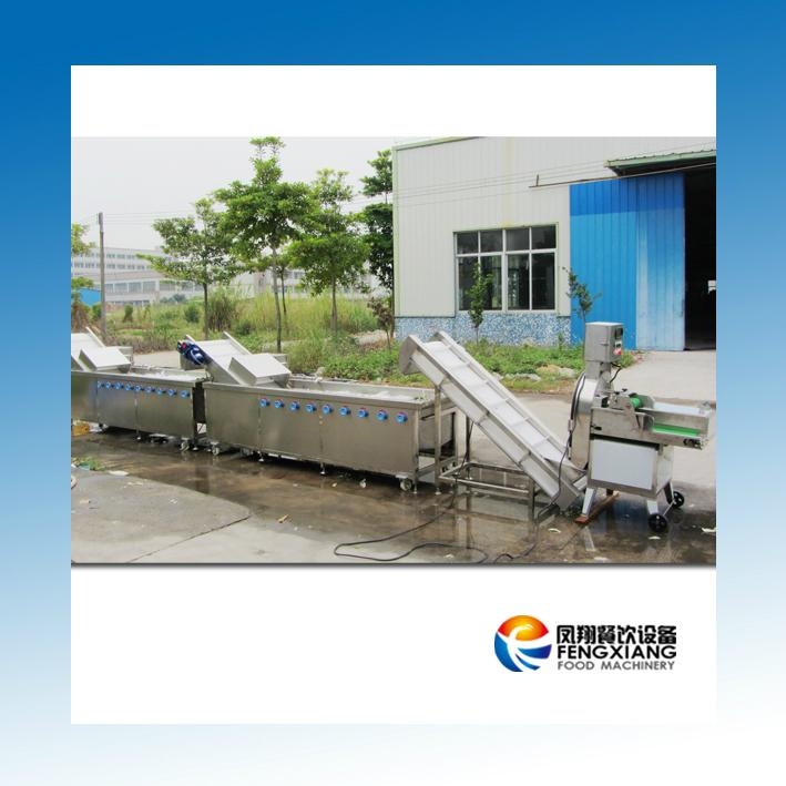 Cwa-2000 Complete Automatic Production Line From Receiving of Fruits and Vegetables to Cutting Washing. Salad Cutting Washing Production Line