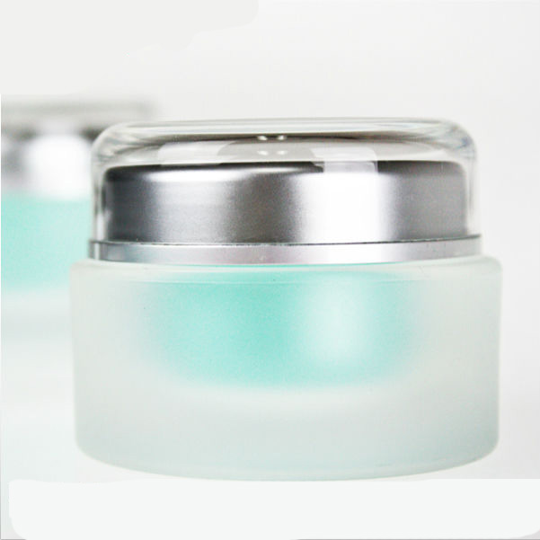 50g Round Frosted Acrylic Jar for Neck and Face Cream