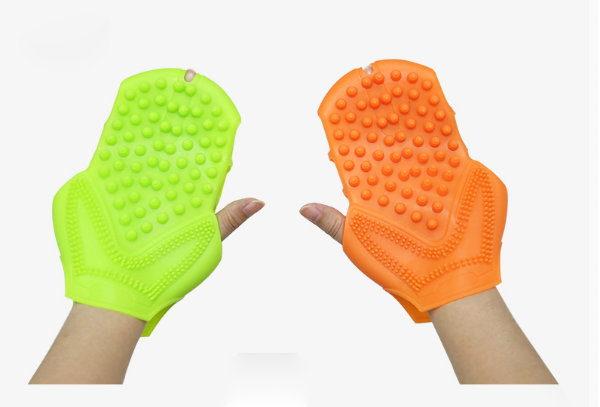 Practical and Comfortable Silicone Massage Gloves Handheld Massager