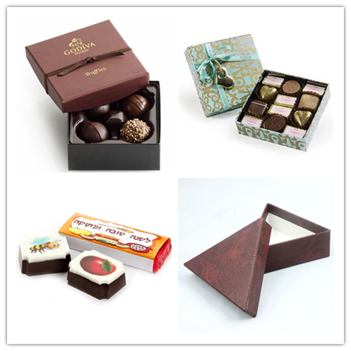 DIY Chocolate Box with Food Brown Paper