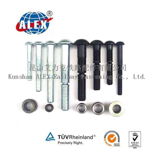 Carbon Steel Round Head Huck Bolt with Brass Ring Factory Grade 10.9