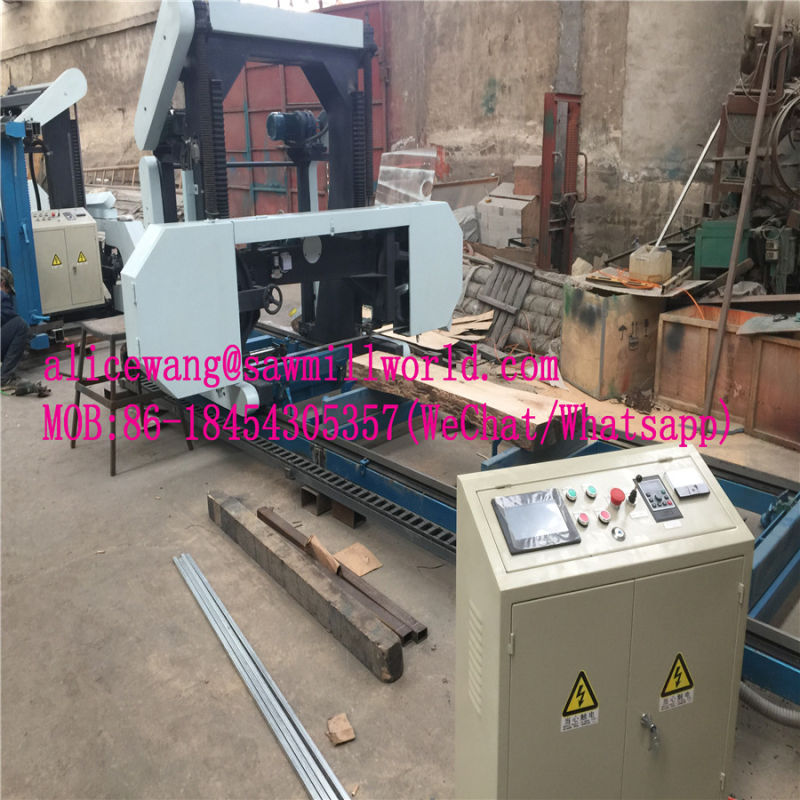 Widely Used for Wood Cutting Horizontal Portable Bandsaw Machine