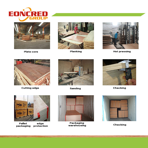 1220X2440 Low Price for Furniture Grade Commercial Plywood