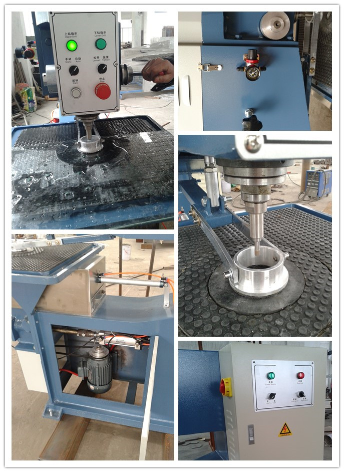 Making Glass Hole Double Heads Glass Drilling Machine