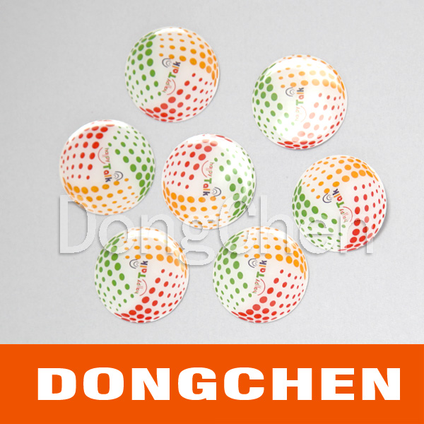 Promotional Top Quality Environmental Clear Epoxy Resin Stickers